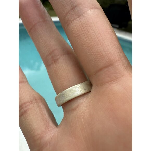 Artisan Sterling Silver Palomino  Turquoise 4 Stone Southwest Statement Ring Adj - Picture 3 of 12